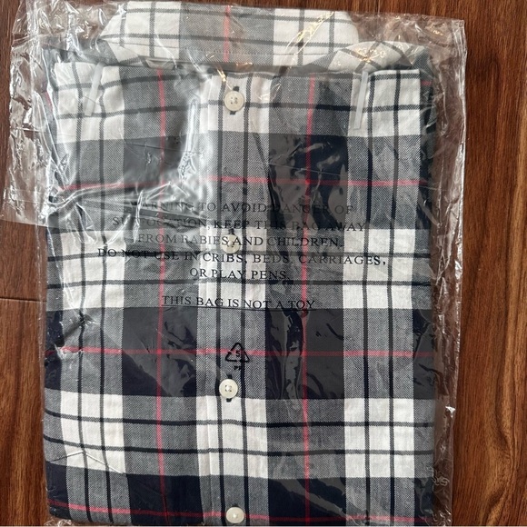 UNTUCKit Citra Women’s Plaid Long Sleeve Button Down Shirt Sz 2 - Picture 6 of 7